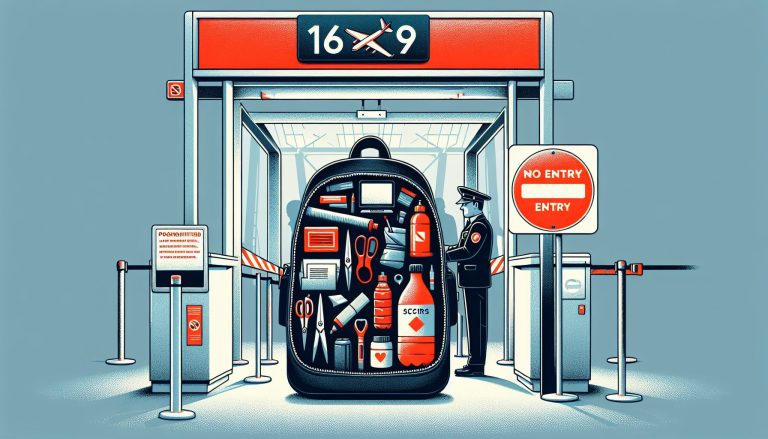 Qu'est-ce qui est interdit dans le bagage à main en avion ?